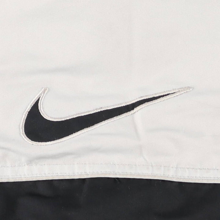 2000'S Nike Back Logo Padded Hoodie Puffer Jacket Men's Size L unclear black type Vintage Second Hand