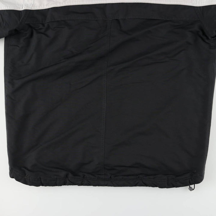 2000'S Nike Back Logo Padded Hoodie Puffer Jacket Men's Size L unclear black type Vintage Second Hand
