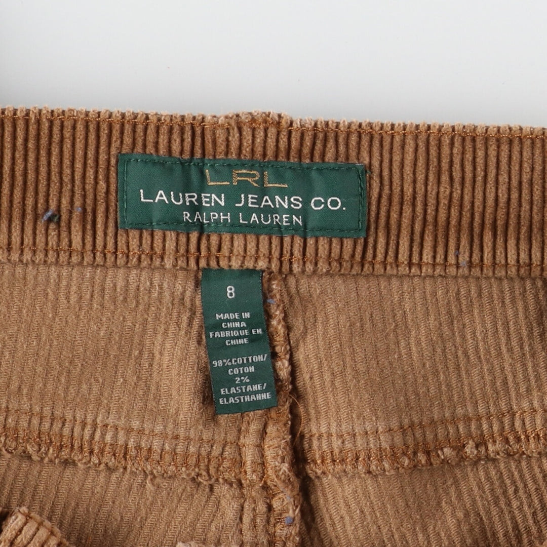 Ralph Lauren LRL LAUREN JEANS COMPANY Wide Ribbed Corduroy Pants Women's XL (w32) [Elle] /eaa407675