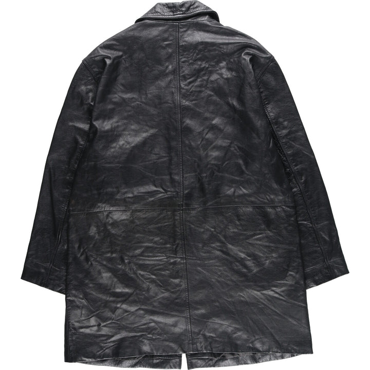 MALIK'S Leather Car Coat Men's XXL /eaa407718