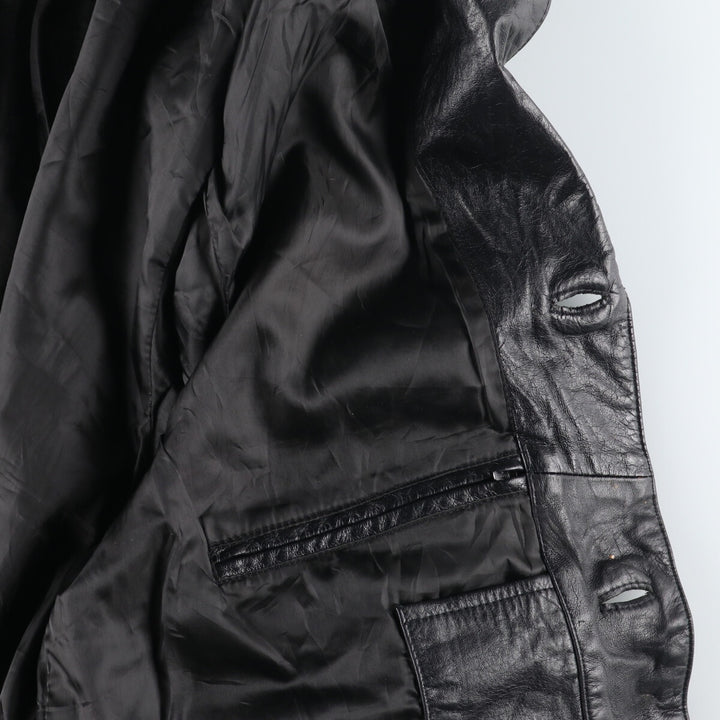 MALIK'S Leather Car Coat Men's XXL /eaa407718