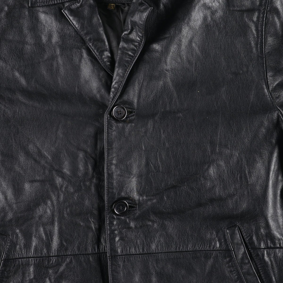 MALIK'S Leather Car Coat Men's XXL /eaa407718