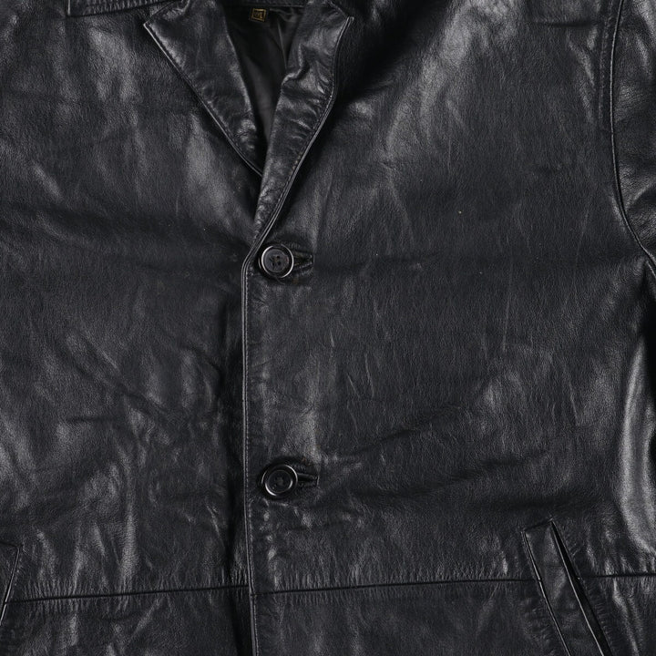 MALIK'S Leather Car Coat Men's XXL /eaa407718