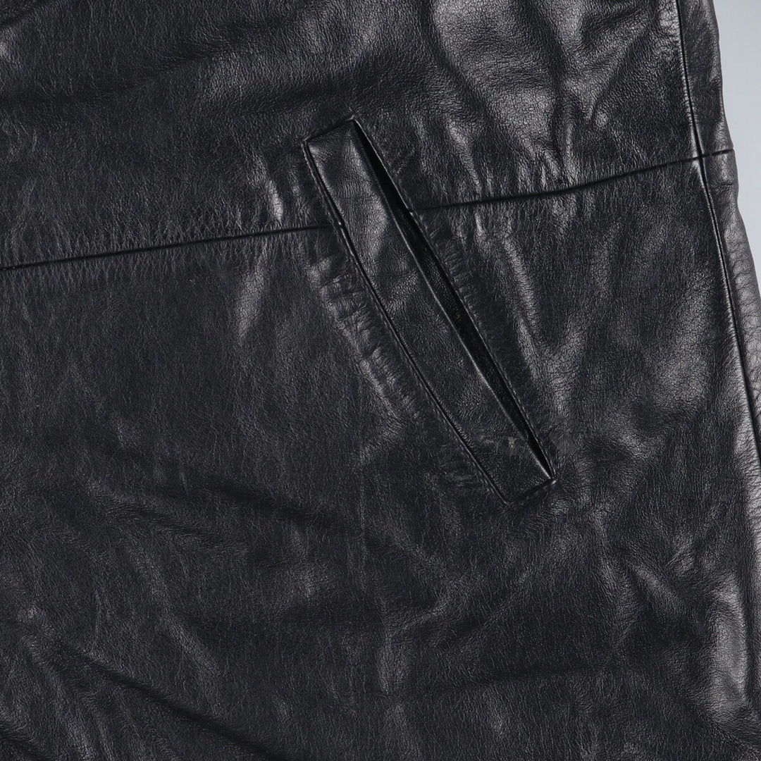 MALIK'S Leather Car Coat Men's XXL /eaa407718