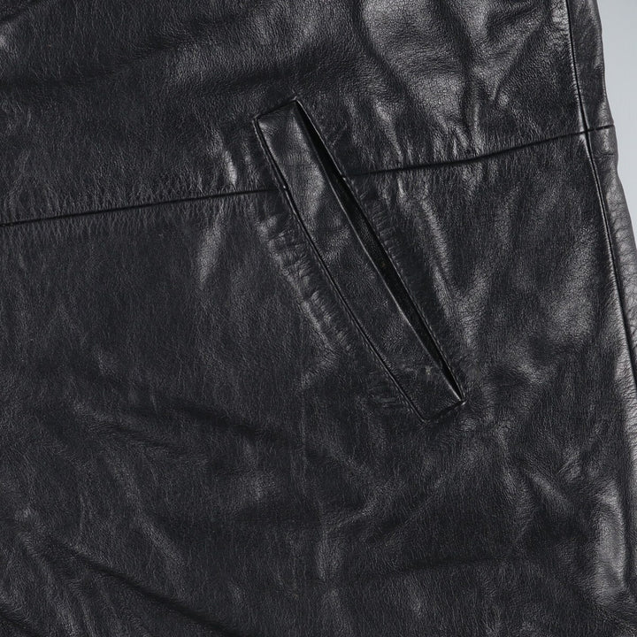 MALIK'S Leather Car Coat Men's XXL /eaa407718