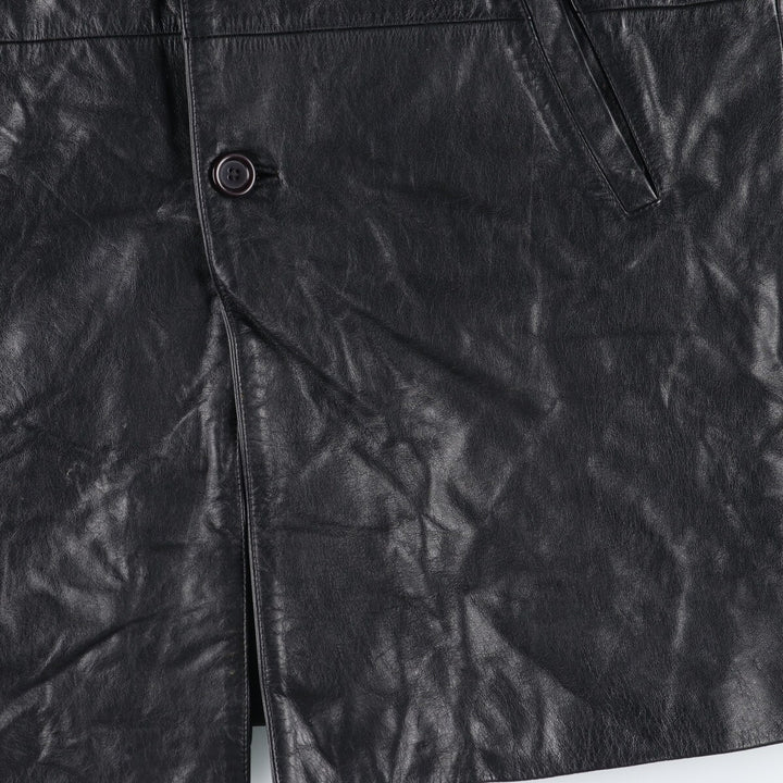 MALIK'S Leather Car Coat Men's XXL /eaa407718