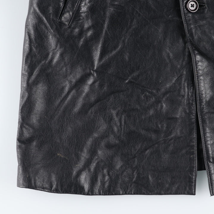 MALIK'S Leather Car Coat Men's XXL /eaa407718