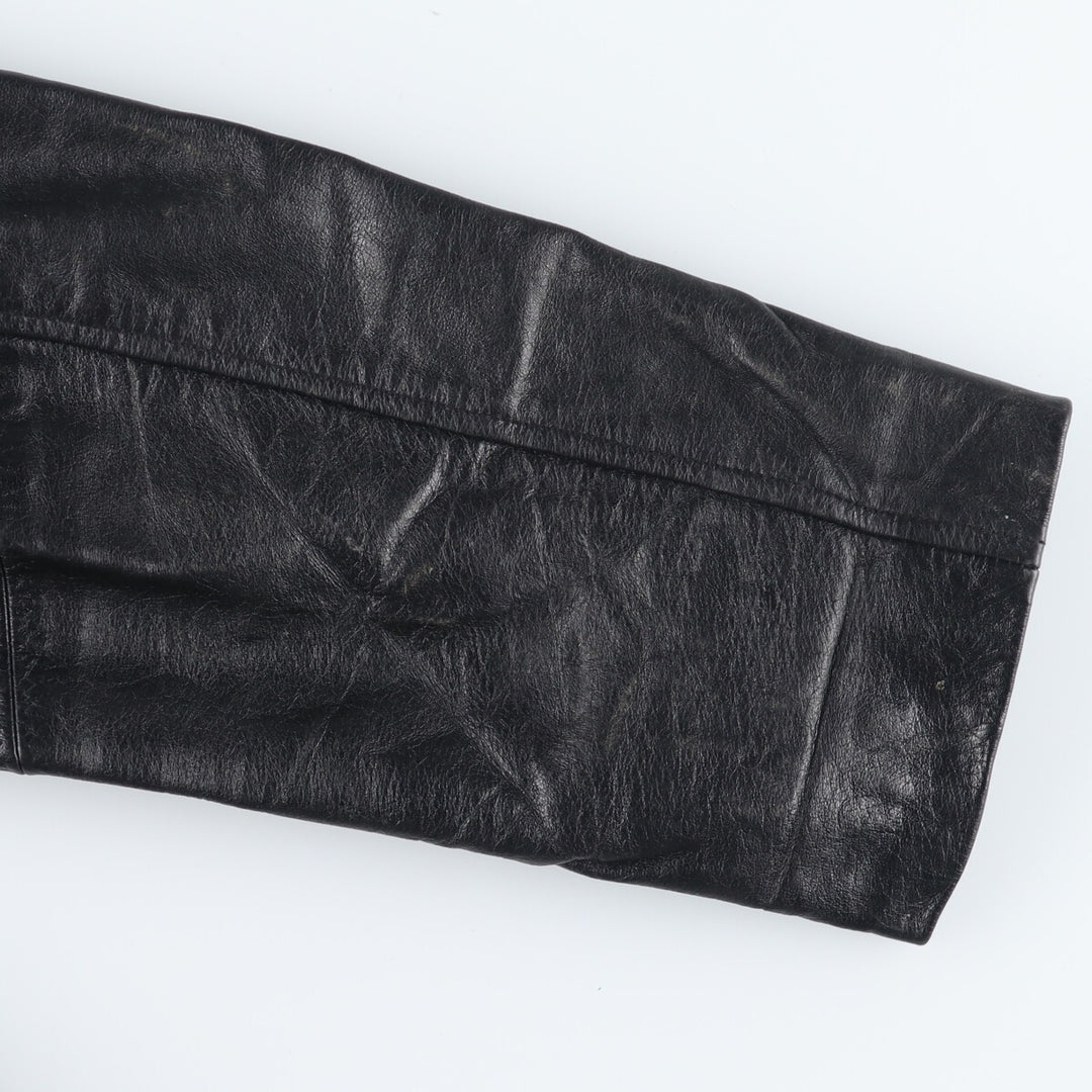 MALIK'S Leather Car Coat Men's XXL /eaa407718