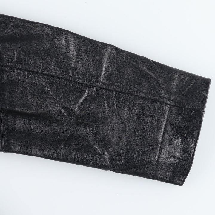 MALIK'S Leather Car Coat Men's XXL /eaa407718