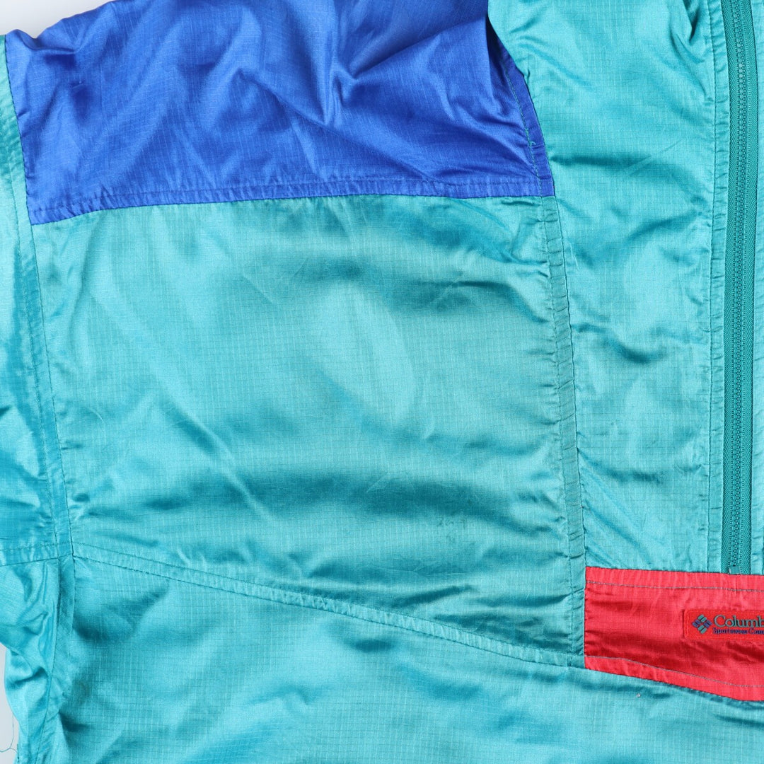 90'S Columbia Half Zip Nylon Pullover Men's XL Vintage /eaa407766