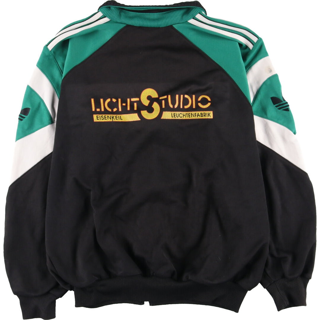 90'S Adidas Trefoil Logo Jersey Track Jacket Men's Medium Vintage /eaa407792