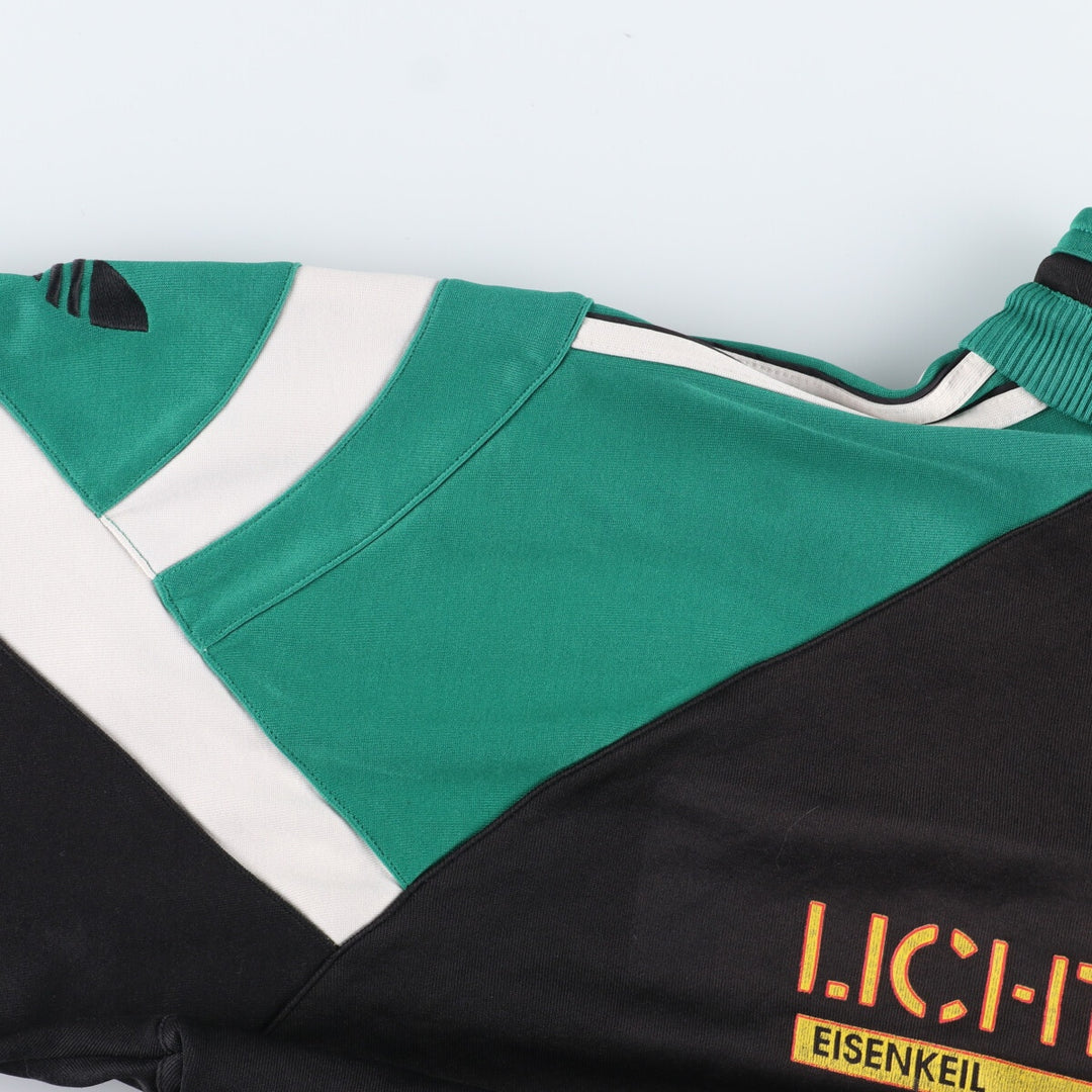 90'S Adidas Trefoil Logo Jersey Track Jacket Men's Medium Vintage /eaa407792