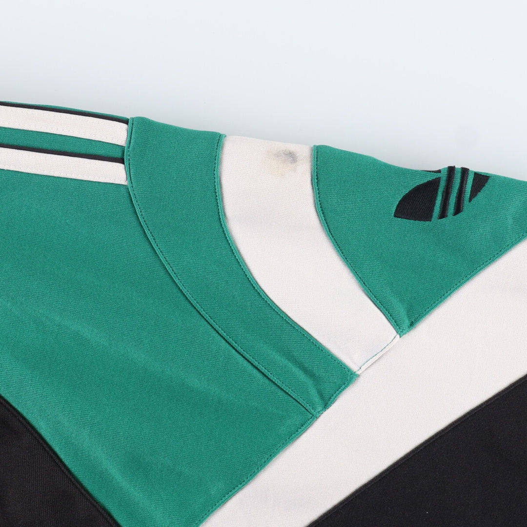 90'S Adidas Trefoil Logo Jersey Track Jacket Men's Medium Vintage /eaa407792