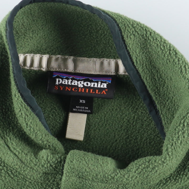 00'S Patagonia SYNCHILLA Snap-T Fleece Pullover Women's XS /eaa407872