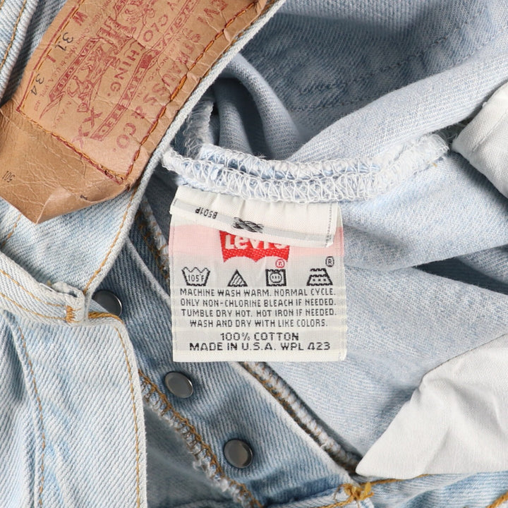 90'S Levi's 501 Straight Denim Pants Made in USA Men's W31 Vintage /eaa407984