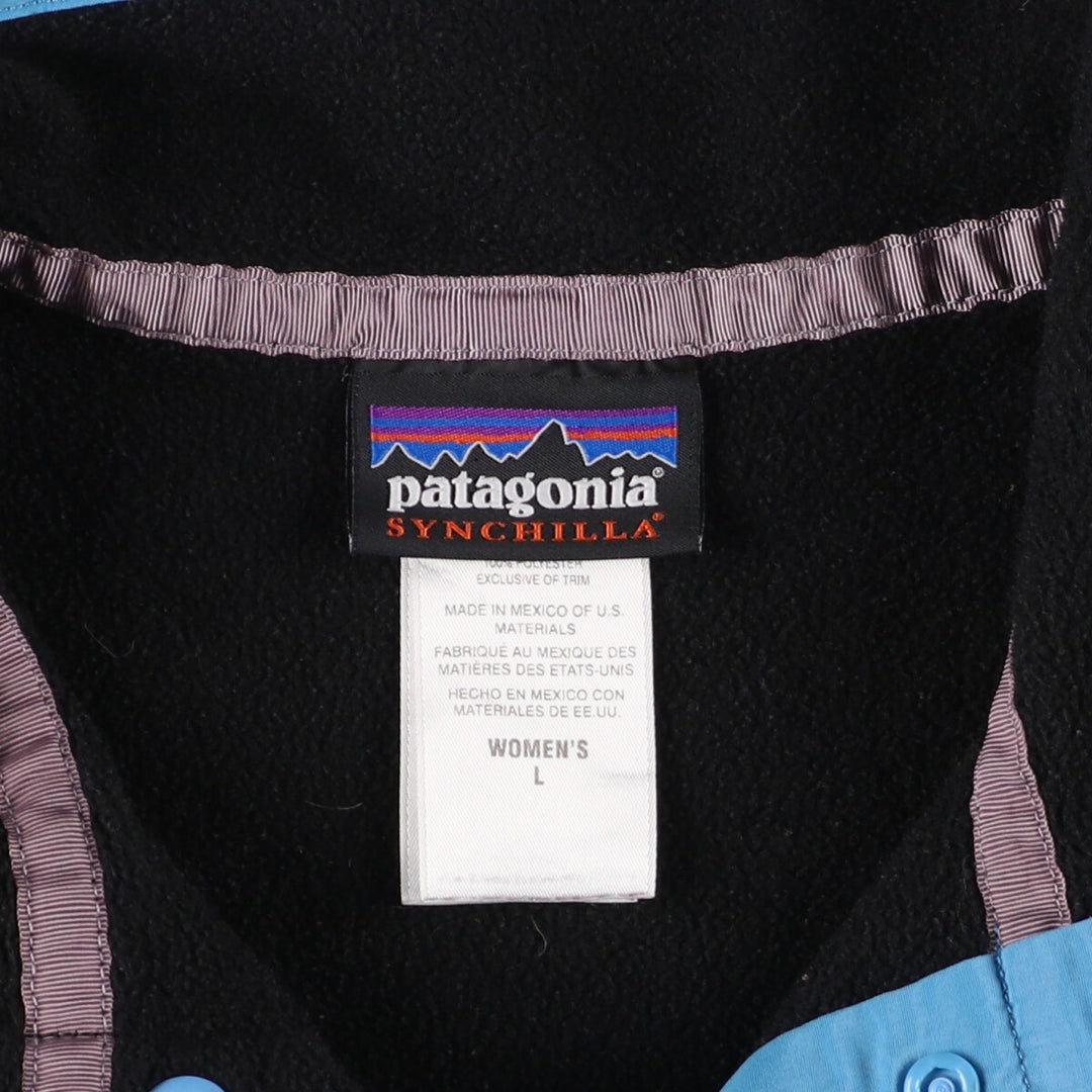 Patagonia Synchilla Snap T 25455SP15 fleece pullover, made in 2015, women's L size [Eluru] /eaa408000