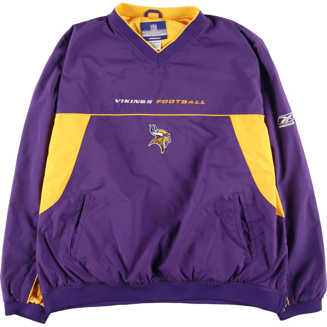 Reebok NFL MINNESOTA VIKINGS Minnesota Vikings Warm-up Pullover Men's XXL /eaa408055