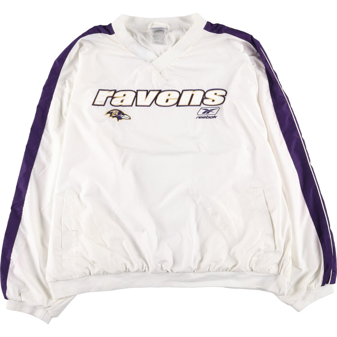 Reebok NFL BALTIMORE RAVENS Baltimore Ravens Warm-up Pullover Men's XXL /eaa408058