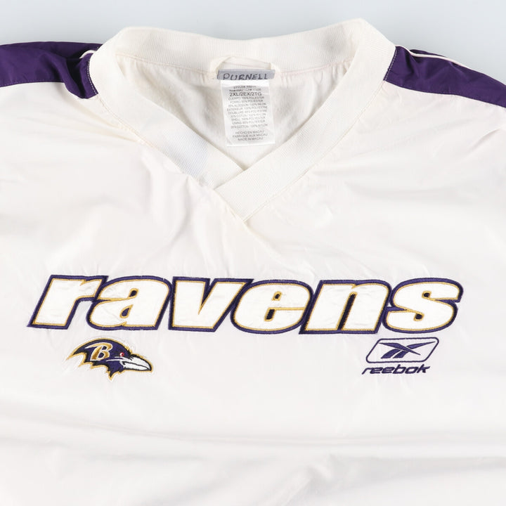 Reebok NFL BALTIMORE RAVENS Baltimore Ravens Warm-up Pullover Men's XXL /eaa408058