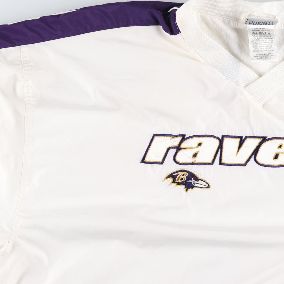 Reebok NFL BALTIMORE RAVENS Baltimore Ravens Warm-up Pullover Men's XXL /eaa408058