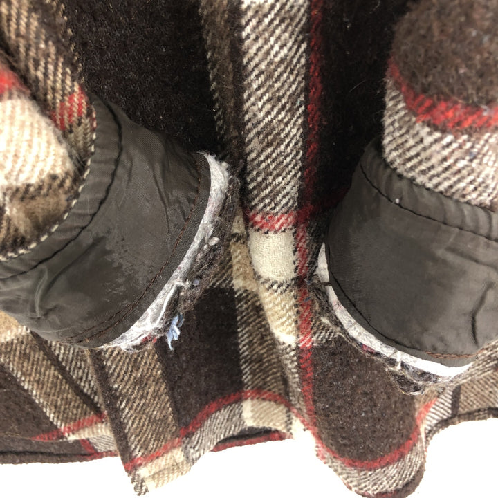 70's CPO Check Pattern Wool CPO Shirt Men's M Vintage /eaa408079