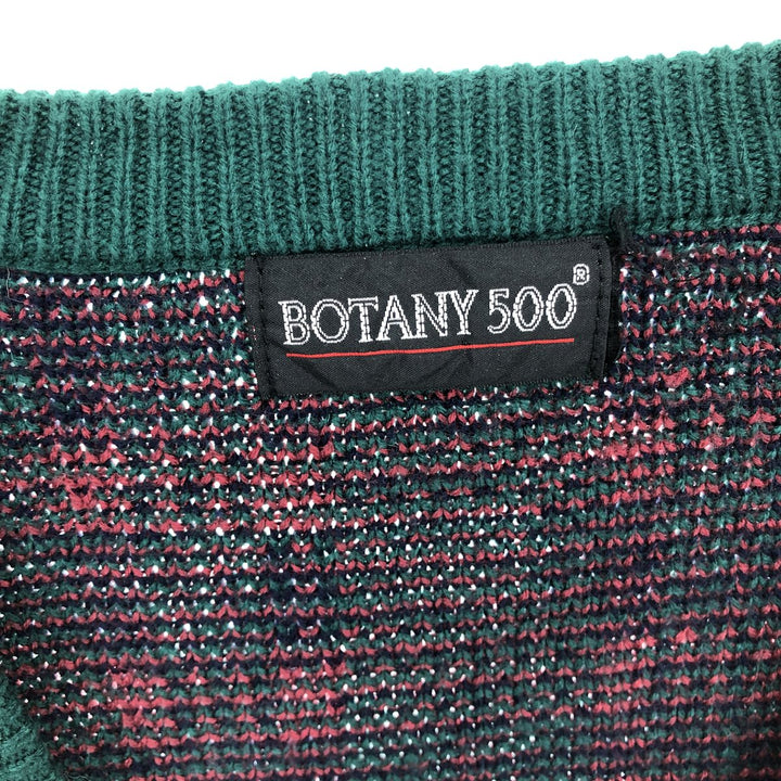 BOTANY 500 Check Pattern Wool Knit Cardigan Men's L /eaa408122