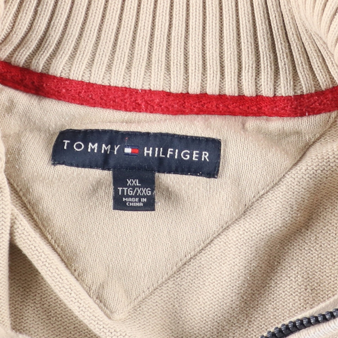 Tommy Hilfiger Cotton Knit Half Zip Sweater Men's XXL /eaa408135