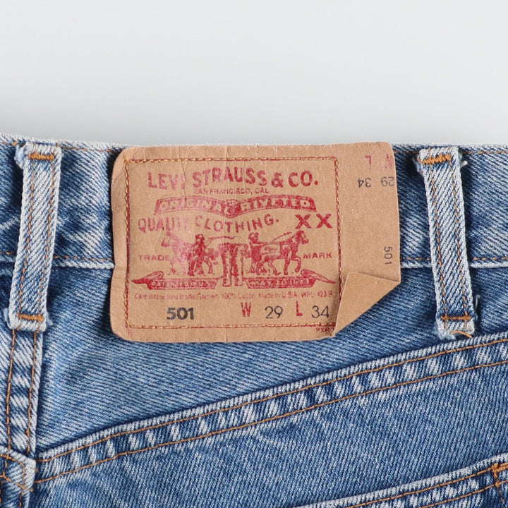 90'S Levi's 501 Straight Denim Pants Made in USA Women's L (w27) Vintage /eaa408203
