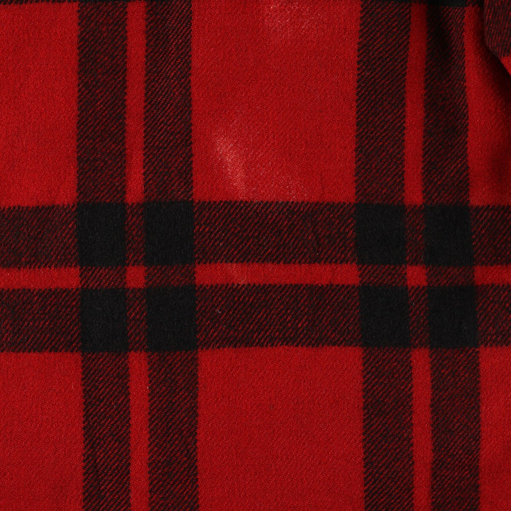 60'S UNKNOWN Check Pattern Wool Jacket Men's L Vintage /eaa408267