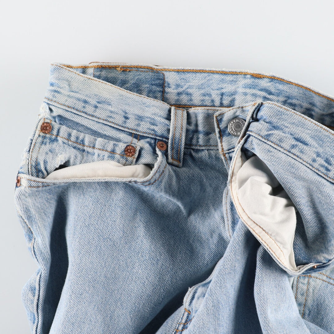 90'S Levi's 501 FOR WOMAN Straight Denim Pants Made in USA Women's L (w31) Vintage /eaa408561