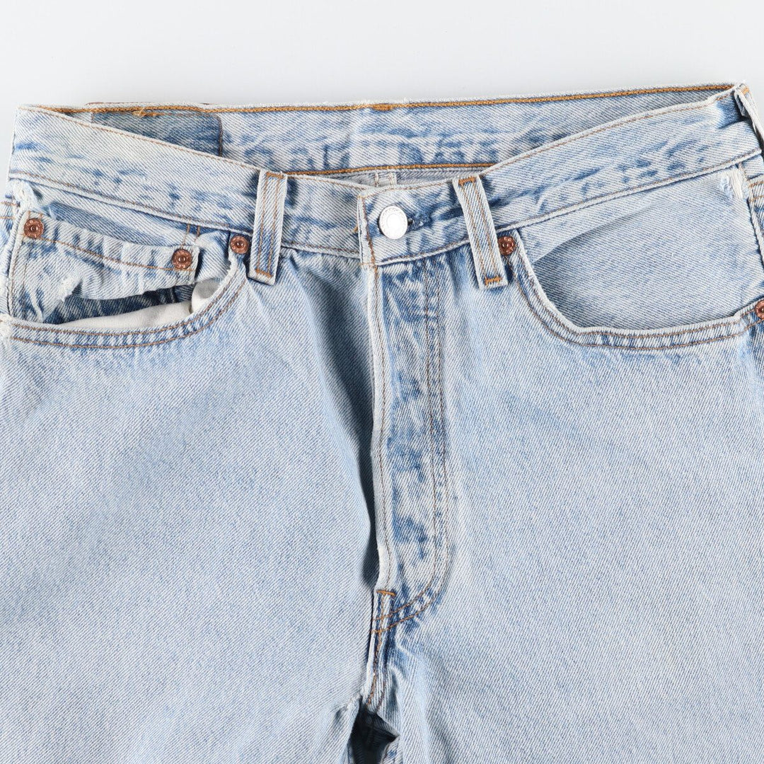 90'S Levi's 501 FOR WOMAN Straight Denim Pants Made in USA Women's L (w31) Vintage /eaa408561