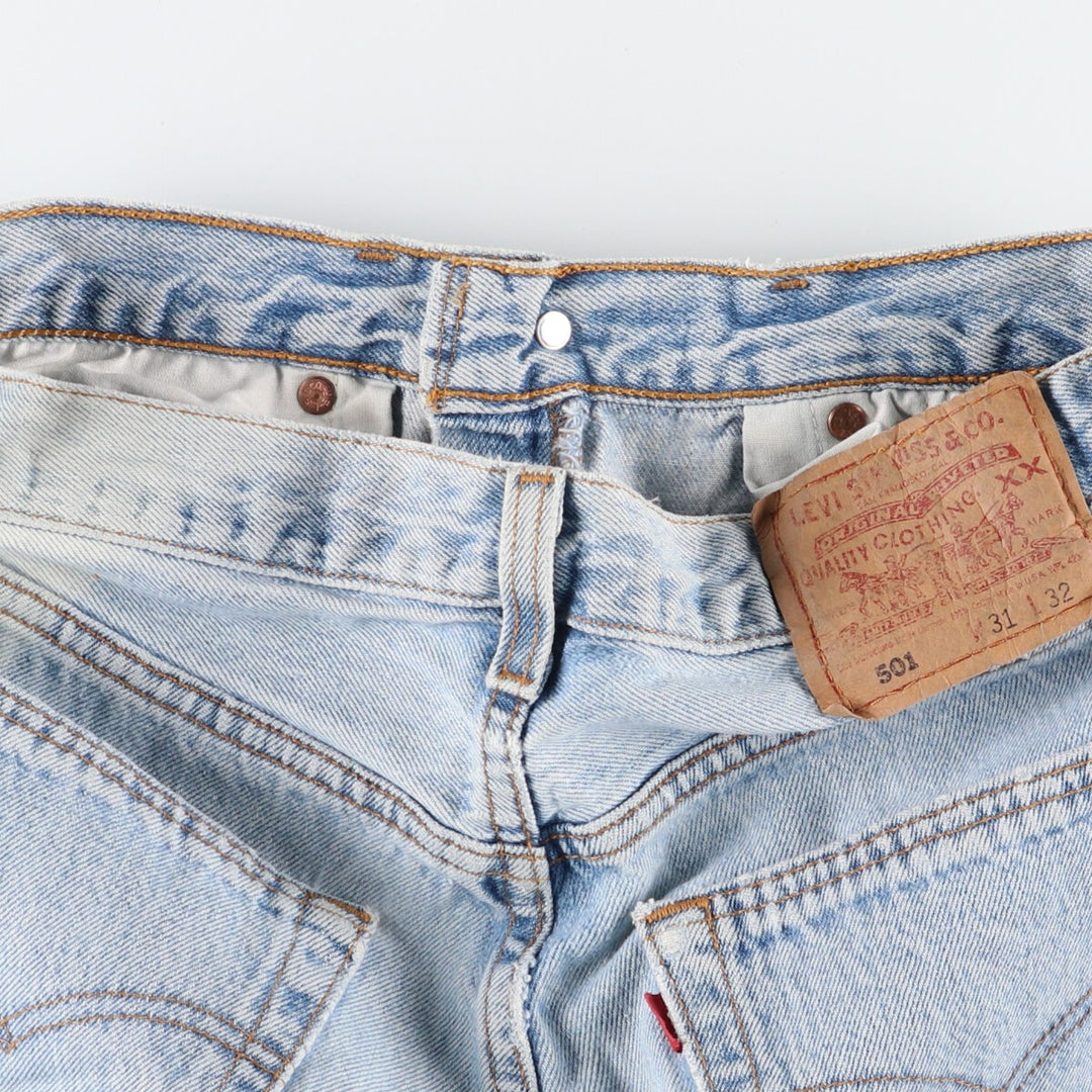 90'S Levi's 501 FOR WOMAN Straight Denim Pants Made in USA Women's L (w31) Vintage /eaa408561