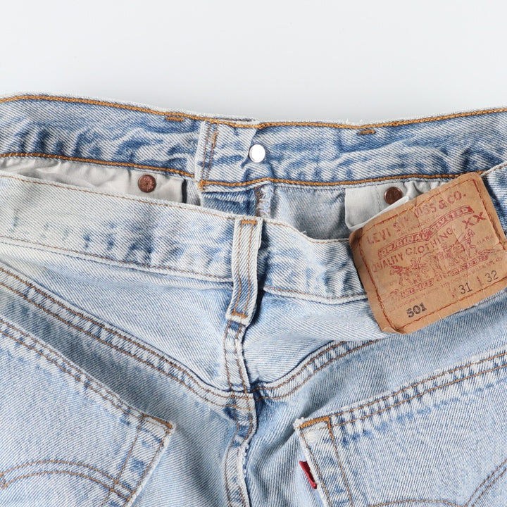 90'S Levi's 501 FOR WOMAN Straight Denim Pants Made in USA Women's L (w31) Vintage /eaa408561