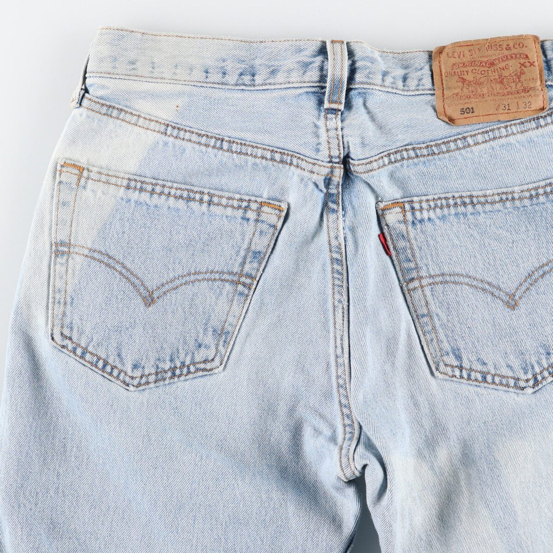 90'S Levi's 501 FOR WOMAN Straight Denim Pants Made in USA Women's L (w31) Vintage /eaa408561