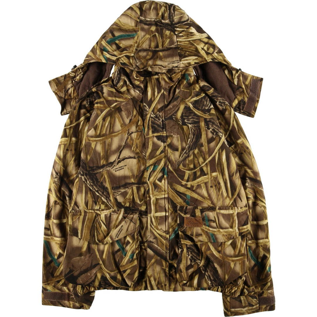 90'S Walls WATER PRUF Camouflage Pattern Wetland Camo Zip-up Jacket Men's M Vintage /eaa408567