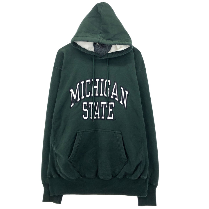 STEVE AND BARRYS MICHIGAN University of Michigan Reverse Weave College Sweat Pullover Hoodie Men's L /eaa408579
