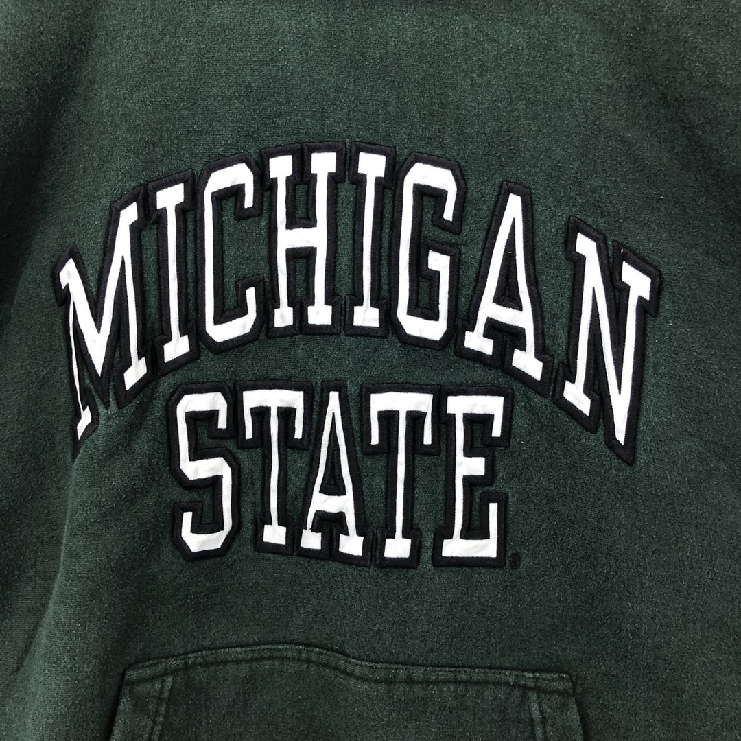 STEVE AND BARRYS MICHIGAN University of Michigan Reverse Weave College Sweat Pullover Hoodie Men's L /eaa408579
