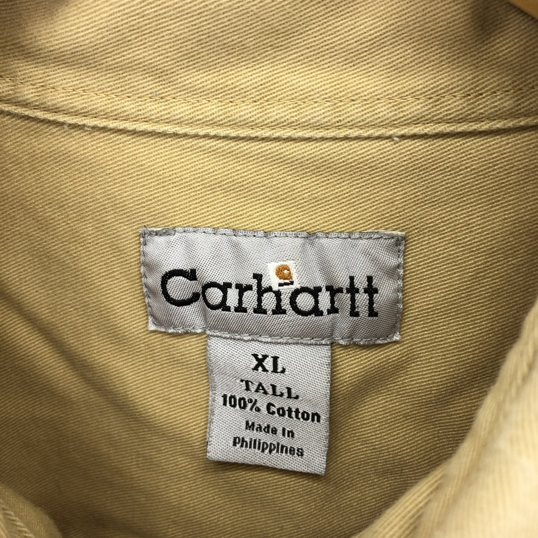 Carhartt Long Sleeve Button Down Work Shirt Men's XL /eaa408687