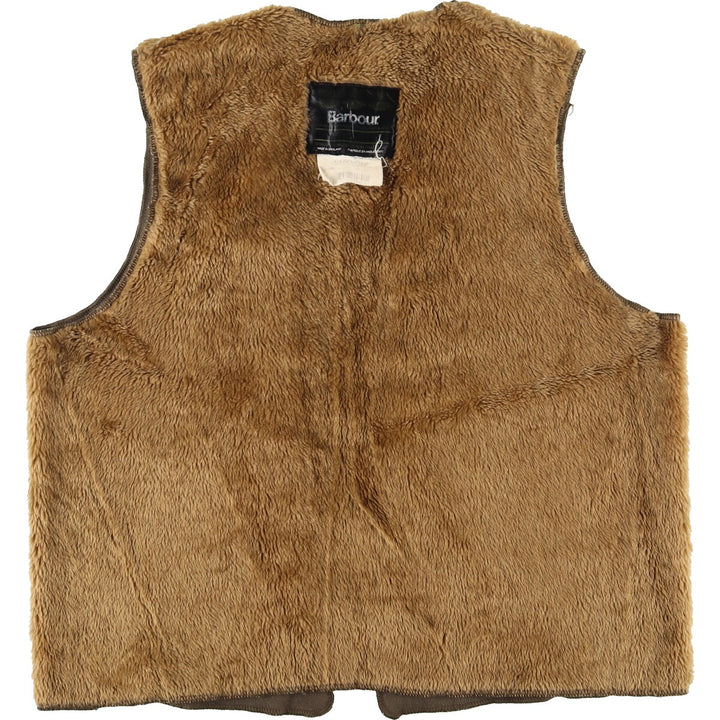 80s-90'S Barbour A297 LINING Old 3 Warrant Pile Liner Vest Made in England C42/42.1" Men's L Vintage /eaa408708