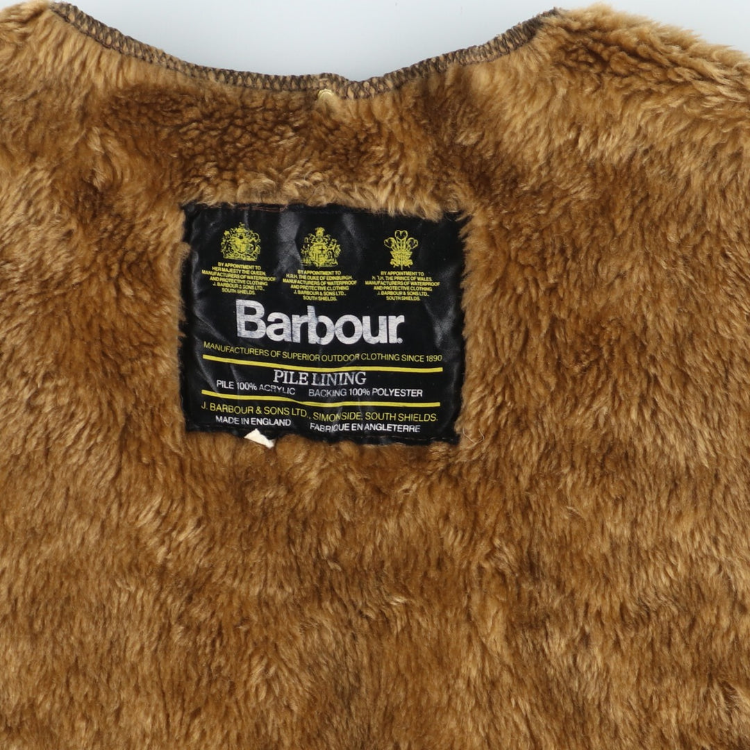 80s-90'S Barbour PILE LINING pile liner vest made in England men's XL vintage /eaa408715