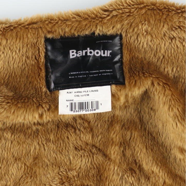 Barbour A297 WARM PILE LINING pile liner vest made in England C42/42.1" Men's L /eaa408725