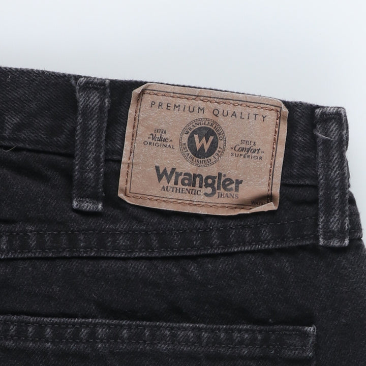 Wrangler Black Denim Straight Denim Pants Men's W34 / eaa408843