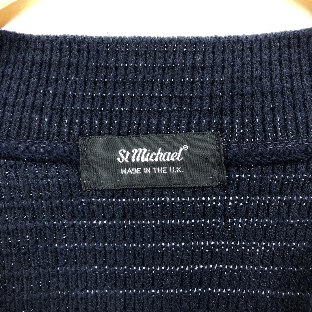 st michael V-neck acrylic knit sweater women's XL /eaa408872