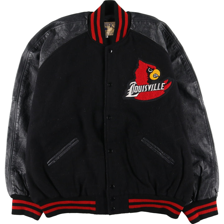 90'S Maverick NFL Louisville Cardinals Wool Stadium Jacket Award Jacket Men's XXXL /eaa408977
