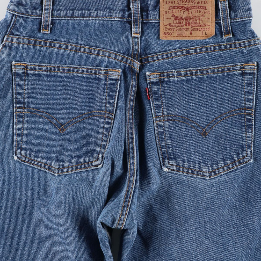 00'S Levi's 550 Relaxed Fit Tapered Leg Tapered Denim Pants Made in USA Women's L (w28) /eaa409004