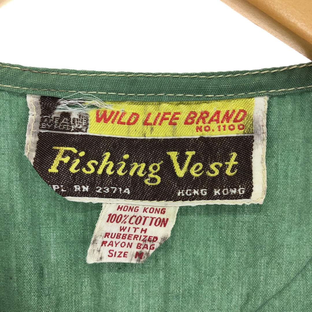 60s-70'S WILD LIFE BRAND Fishing Vest Men's M Vintage /eaa409109