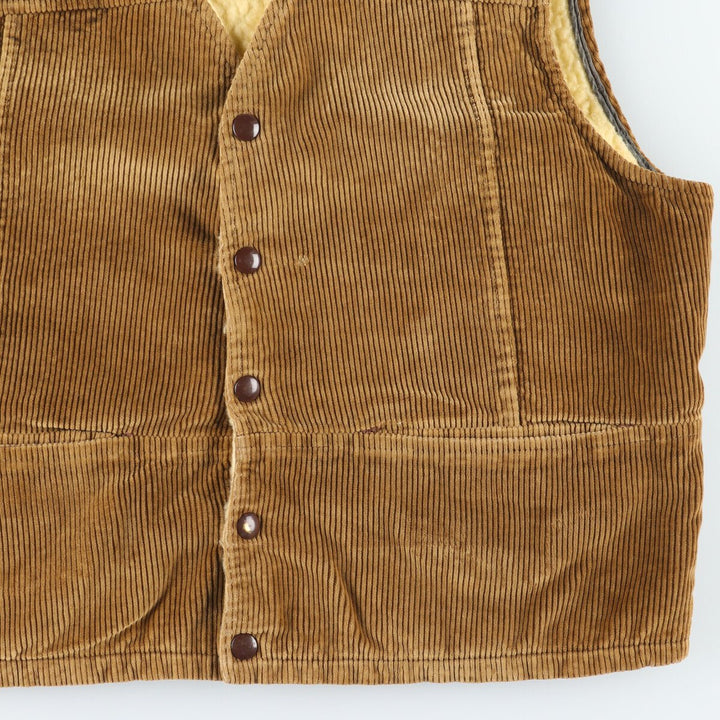 LAKELAND Corduroy Boa Vest Men's Medium Vintage /eaa409176