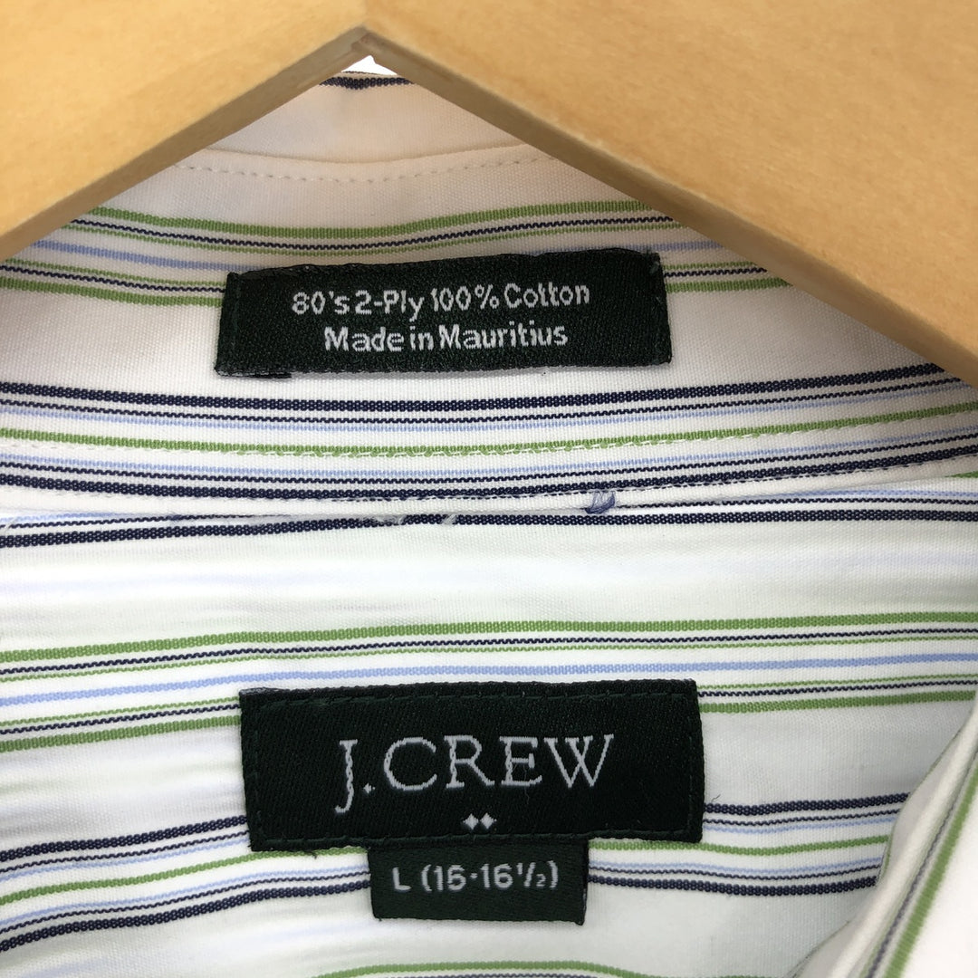 J.Crew Long Sleeve Striped Shirt Men's L /eaa409336