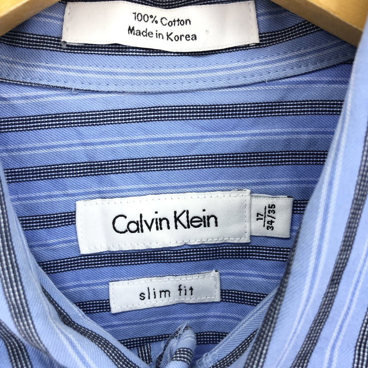 Calvin Klein Long Sleeve Striped Shirt Men's XL /eaa409339