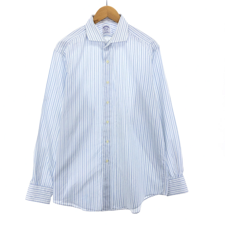 Brooks Brothers Est.1818 Long Sleeve Striped Shirt Made in USA Men's L /eaa409344